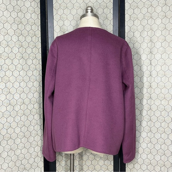 J. Jill Wool, Angora Rabbit Hair, & Nylon Blend Button Down Jacket - Picture 3 of 14